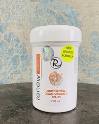 Renew Moisturizing Cream Vitamin C SPF-25, Крем-антиоксидант із активним вітаміном С SPF-25, 250мл + безкоштовна доставка + пробнік на вибір!!