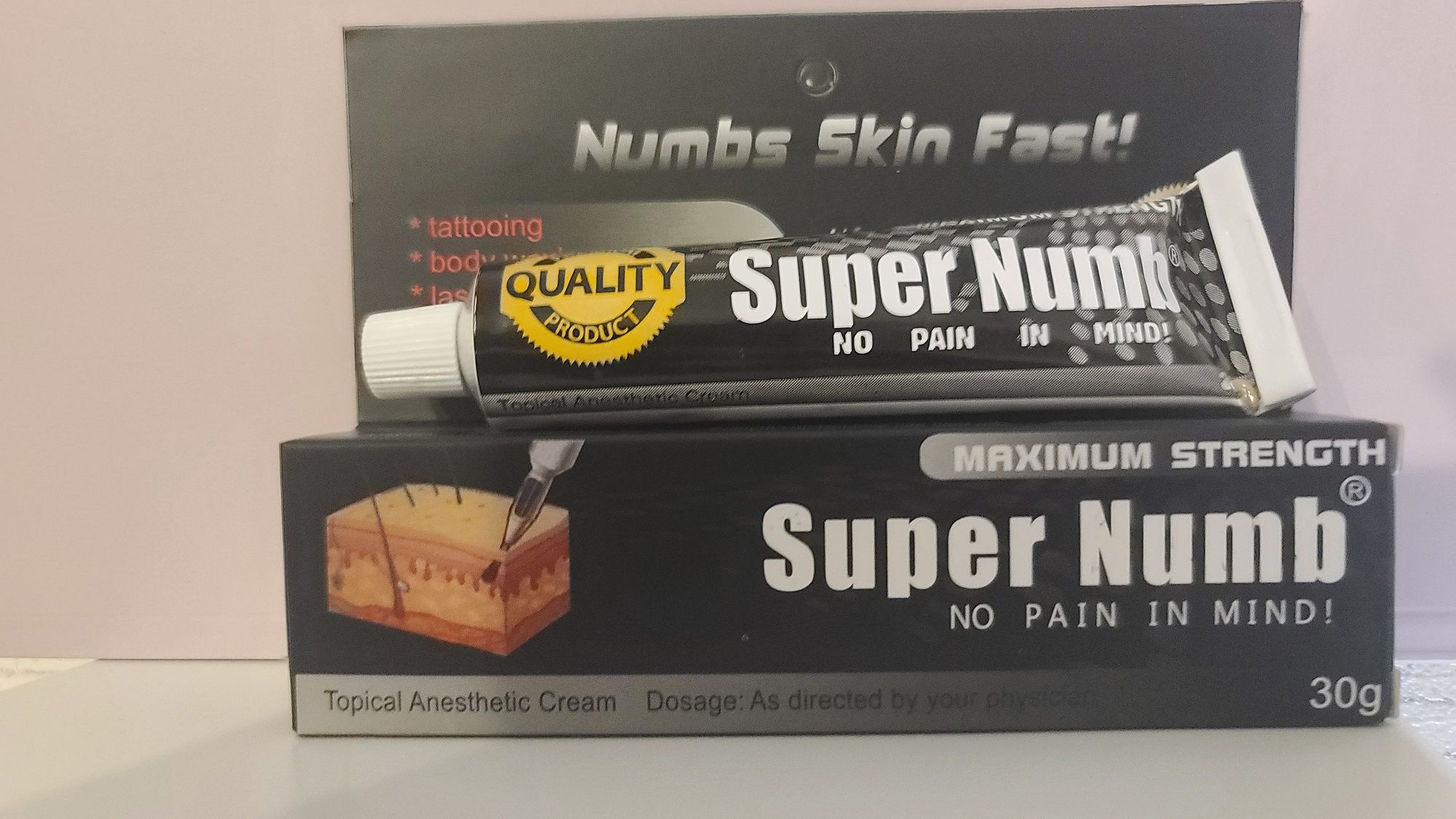 Анестетик-крем посиленої дії Super Numb, 30g