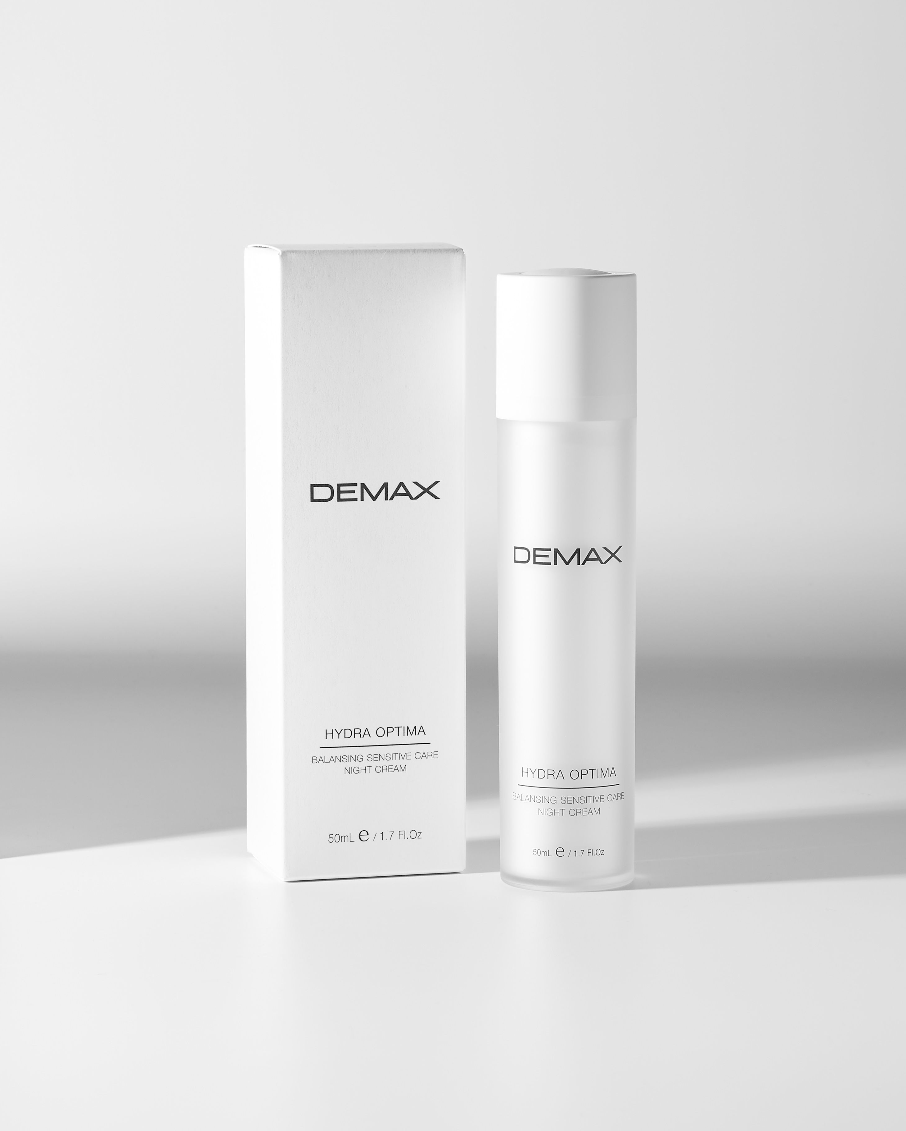 Hydra optima night balansing cream sensative - Відновлюючий нічний крем, 50 мл, Demax