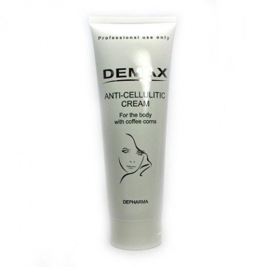 Anti-cellulitic cream for the body with coffe corns - Крем для тіла (антицелюлітний з екстрактом кавових зерен), 200 мл, Demax