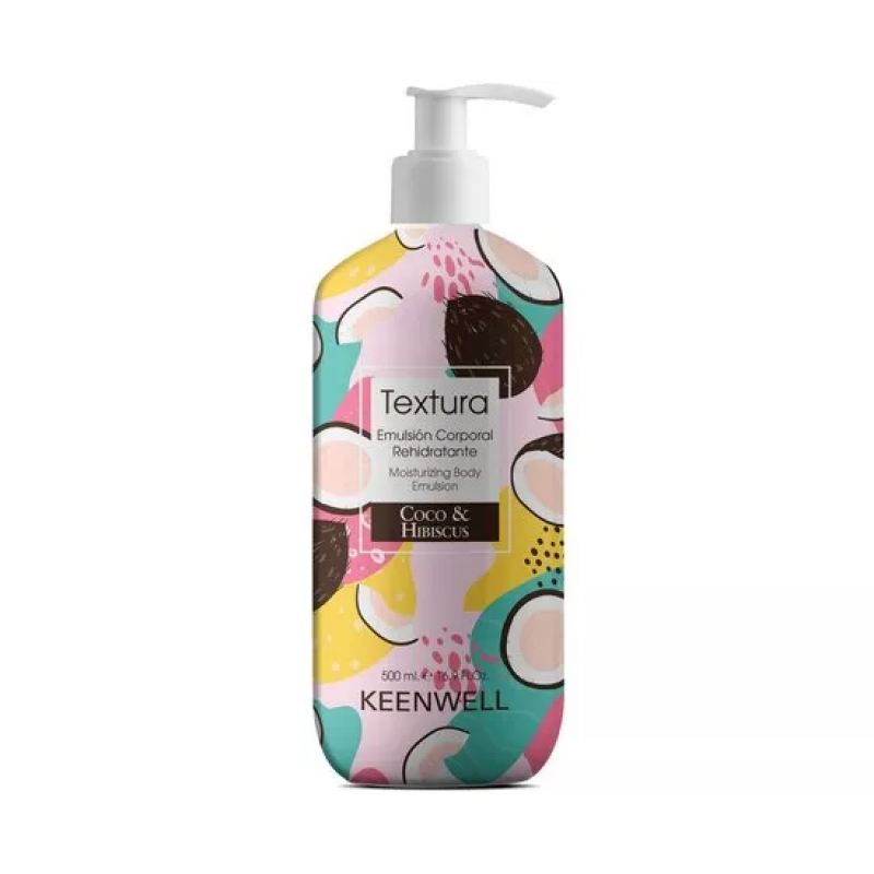 Keenwell Зволожуюче живильне молочко для тіла Кокос та Гібіскус, 500 ml