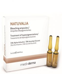 Sesderma Natuvalia Bleaching, Сироватка відбілююча, 5 х 2 ml