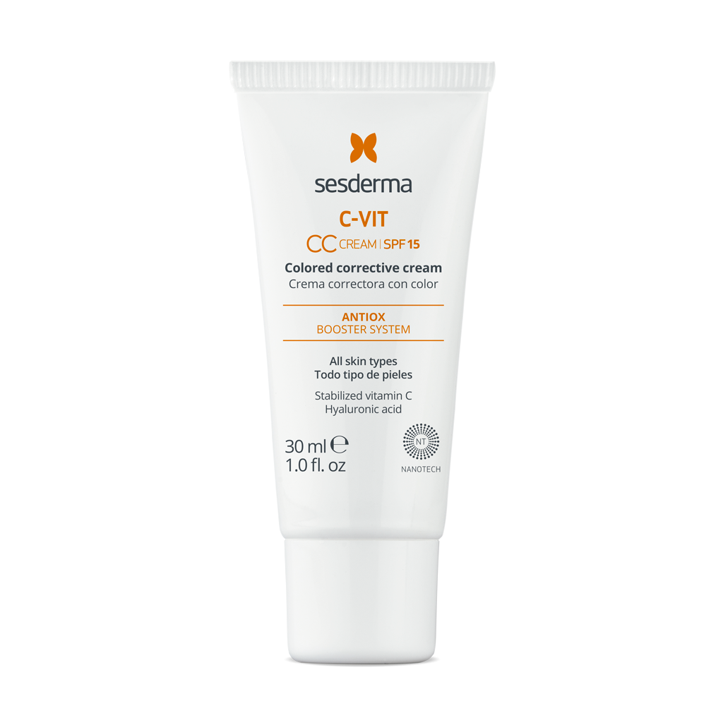 CC-крем для обличчя SPF 15 Sesderma C-Vit CC Cream SPF 15 30 мл