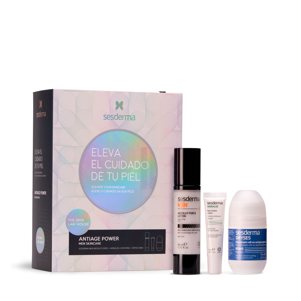 Sesderma набір SESDERMA MEN крем 50мл + HIDRALOE крем-контур навколо очей 15мл + DRYSES дезодорант для чоловіків, 75мл