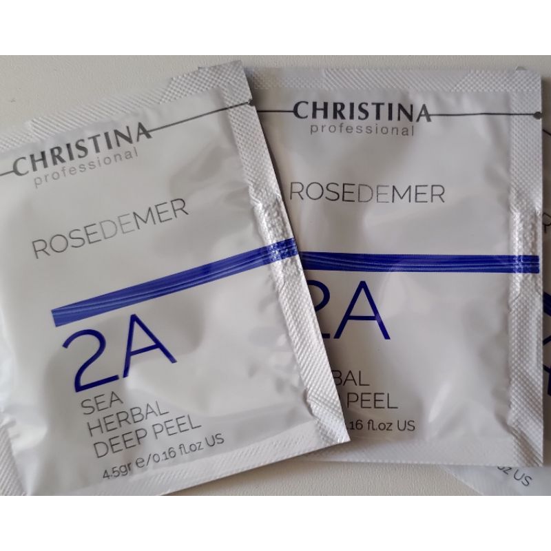 Christina Rose de Mer - 2а Sea Herbal Deep Peel, 4.5g кораловий пілінг (порошок)