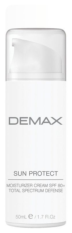 Sun protect moisturizer cream SPF 80+ total spectrum defense - Антиоксидантний захисний зволожувач, SPF 80, 50 мл, Demax