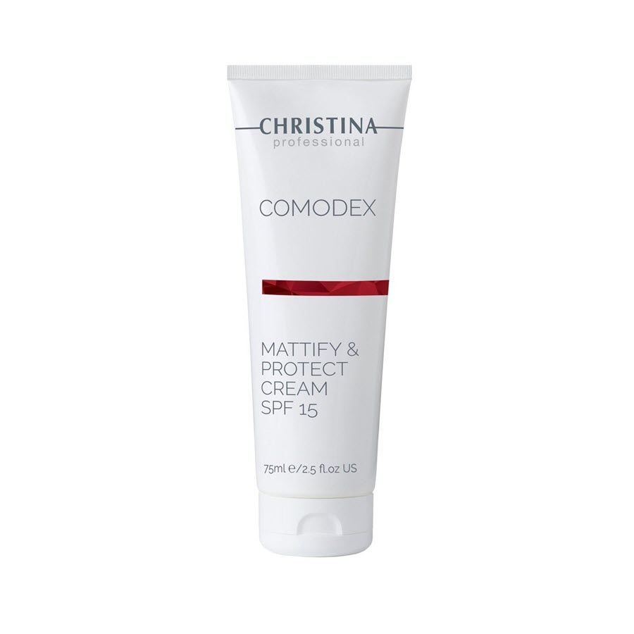 подвійна акція ЗНИЖКА + подарунок Christina Comodex-Mattify&Protect Cream, Матуючий захисний крем SPF15