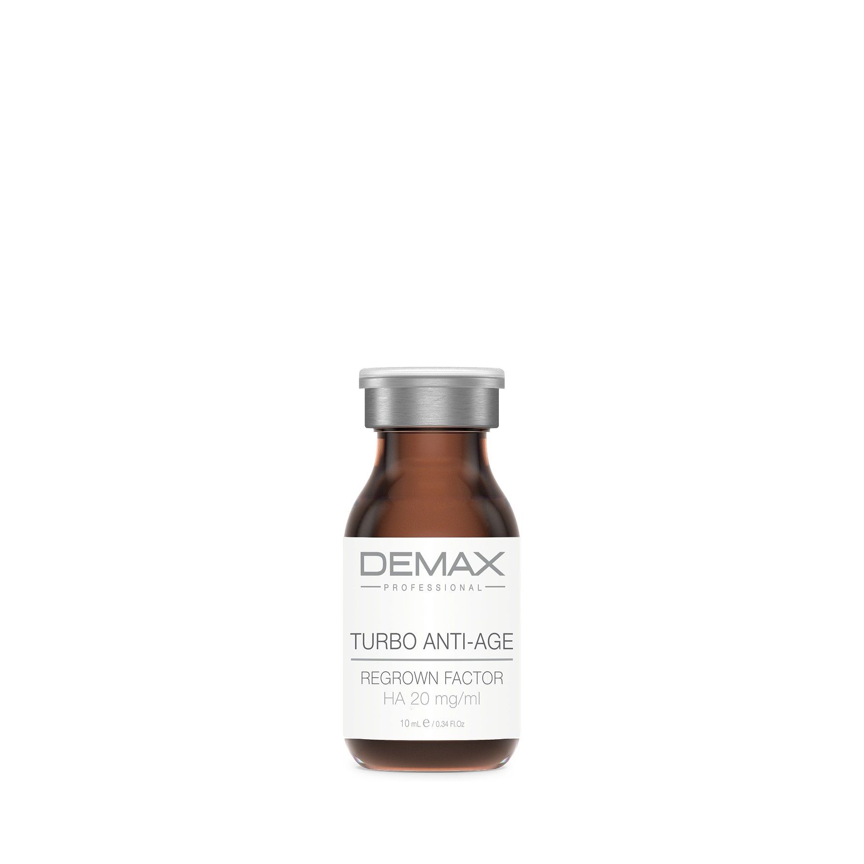 Turbo anti-age regrown factor HA 20 mg/ml - Омолоджувальна турбо мезосироватка, 10 мл, Demax