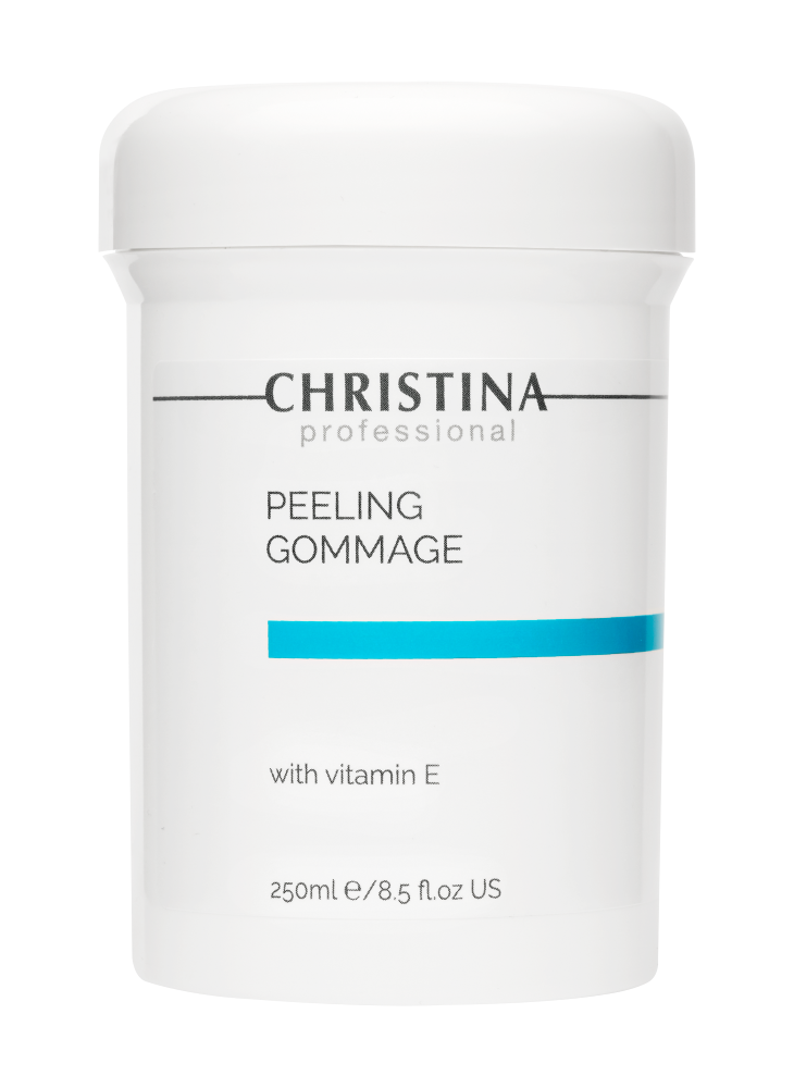 Christina  Peeling Gommage with Vitamin E for All Skin Typies, Пілінг-гоммаж із вітаміном Е для всіх типів шкіри 250 ml