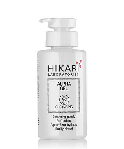Hikari Alpha Gel, Забезпечує глибоке очищення та тонізування шкіри
