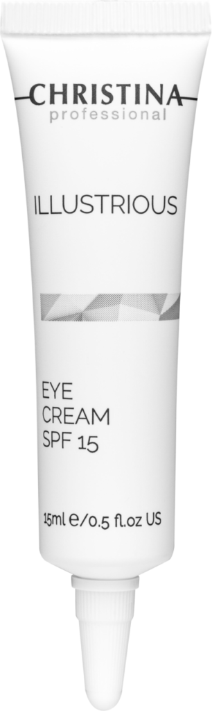 1+1 Christina Illustrious Eye Cream SPF15 - Крем для шкіри навколо очей SPF15, 15мл