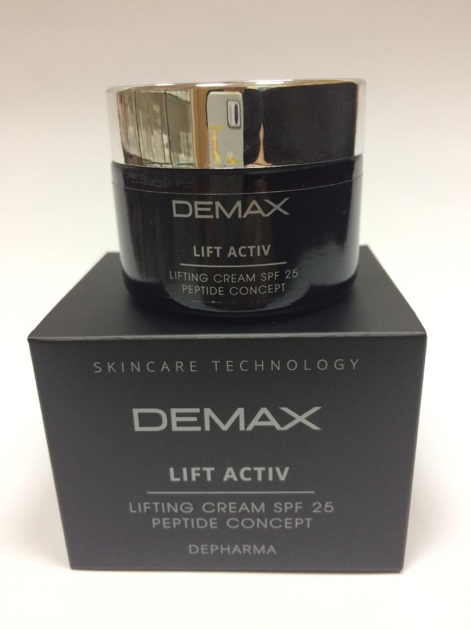 Lift activ lifting cream SPF 25 peptide concept - Зволожуючий ліфтинг крем «Пептид концепт», SPF 25, 50 мл, Demax