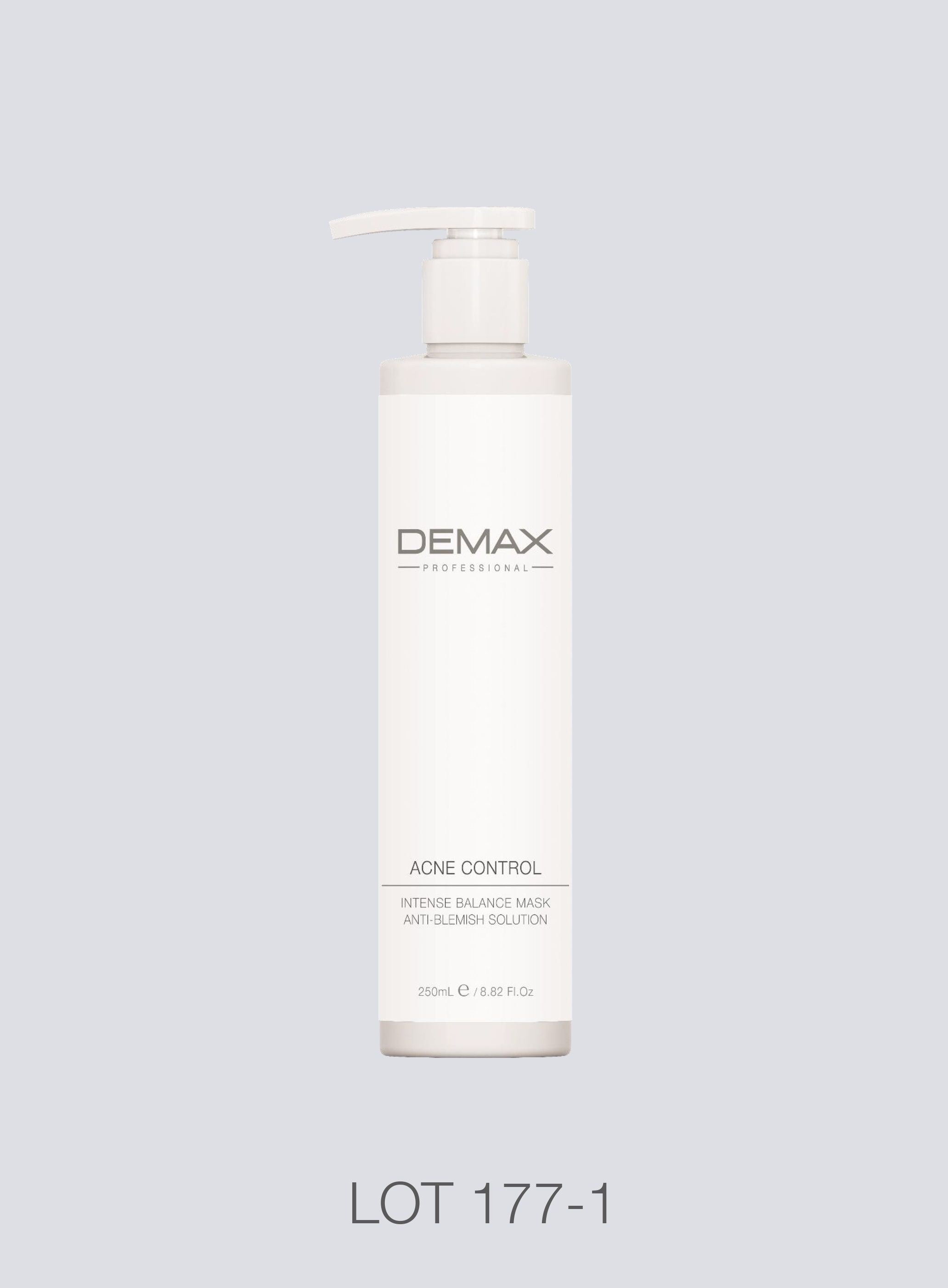 Acne control intense balance mask anti-blemish solution - Маска для проблемної шкіри: акне, демодекс, розацеа, 250 мл, Demax
