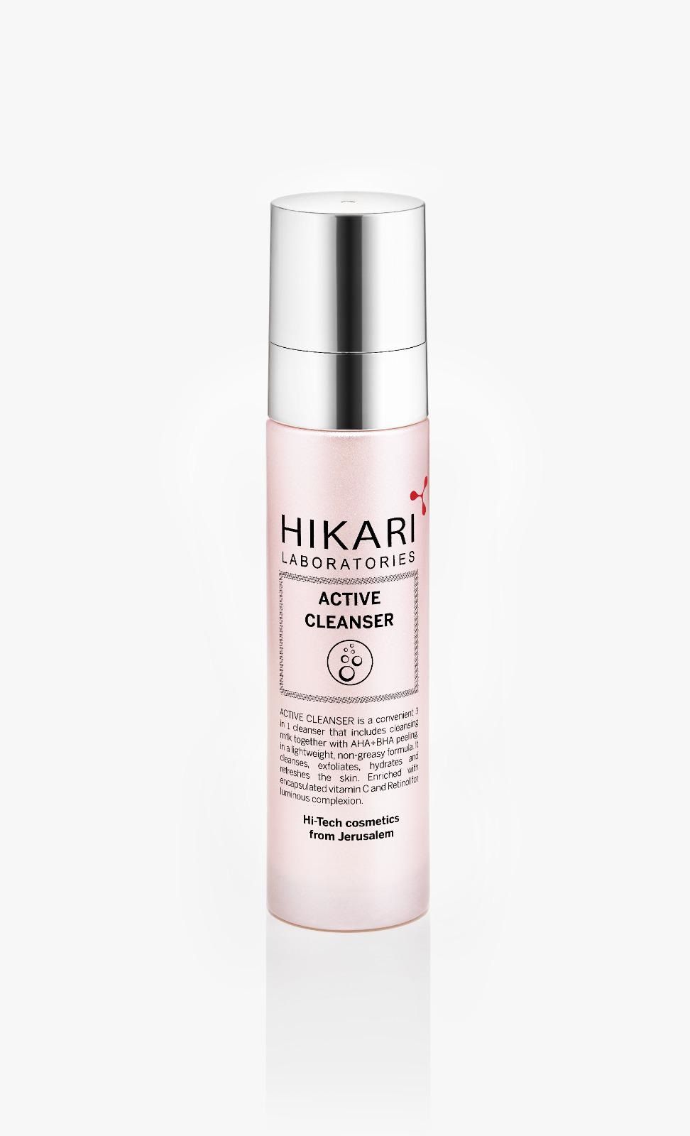 Hikari Active Cleanser AHA, Крем-гель 3 в 1 для глибокого очищення