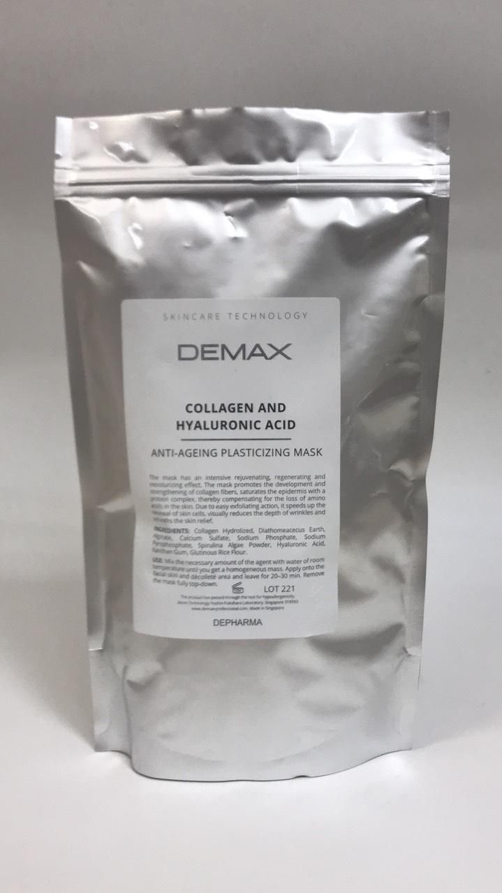 Collagen and hyaluronic acid anti-ageing plasticizing mask  - Антивікова пластифікуюча маска з колагеном та гіалуроновою кислотою, Demax
