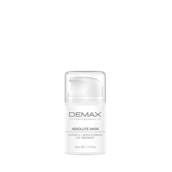 Absolute mask vitamin C + white flowers eye treatment - Мультивітамінна маска для періорбітальної зони «Вітамін С та білі квіти», 50 мл, Demax