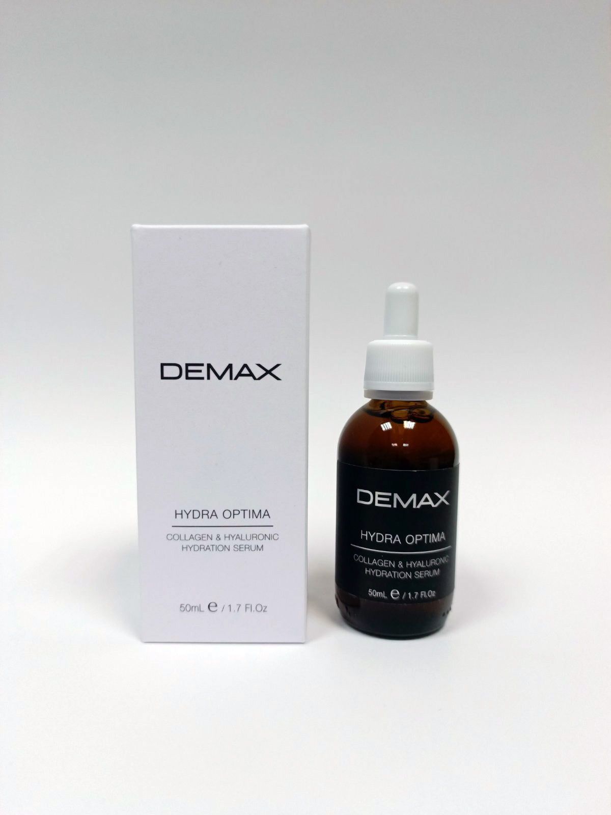 Hydra optima collagen & hyaluronic hydration serum - Сироватка «Колаген + гіалуронова кислота», 50 мл, Demax