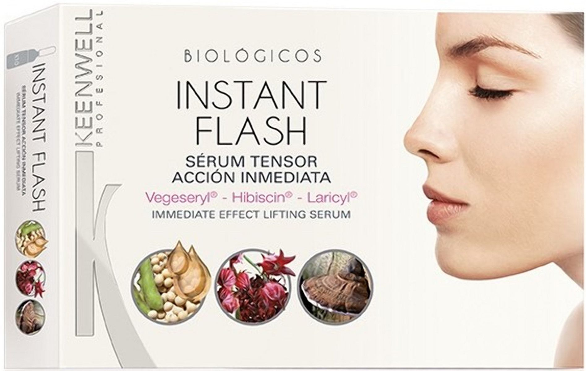 Антиоксидантна сироватка миттєвої краси Keenwell Biologicos Instant-Flash Immediate Effect Lifting Serum, 10*3ml