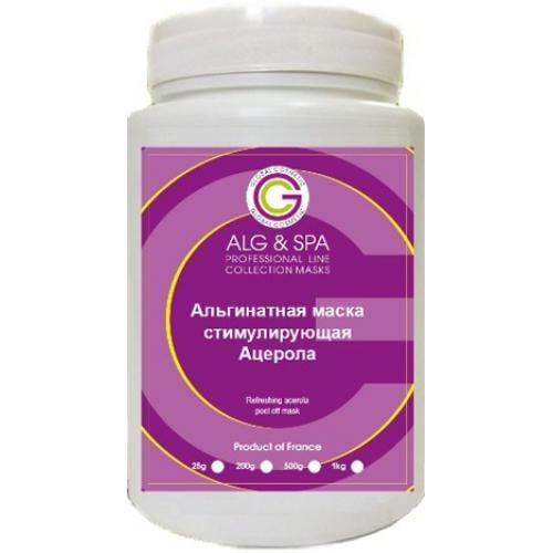 Стимулююча альгінатна маска "Ацерола" Refreshing acerola peel off mask, ALG & SPA
