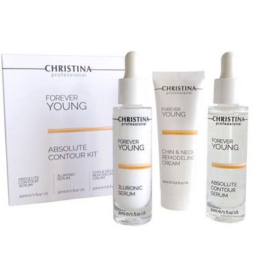 CHRISTINA FOREVER YOUNG ABSOLUTE CONTOUR KIT (SER/30ML + SER/30ML + CR/50ML) НАБІР "Бездоганний Контур"