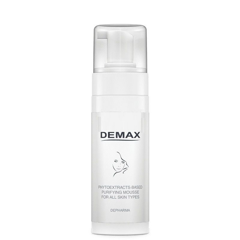 Cleanse gentle phyto mousse all skin types - Мус для очишення всіх типів шкіри, флакон з дозатором, 150мл, Demax
