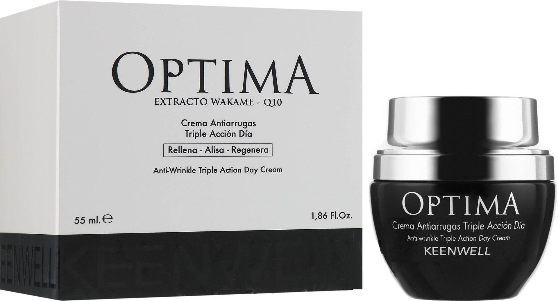 Keenwell Optima Anti-Wrinkles Triple action Cream Денний крем проти зморшок потрійного дії, 55 мл