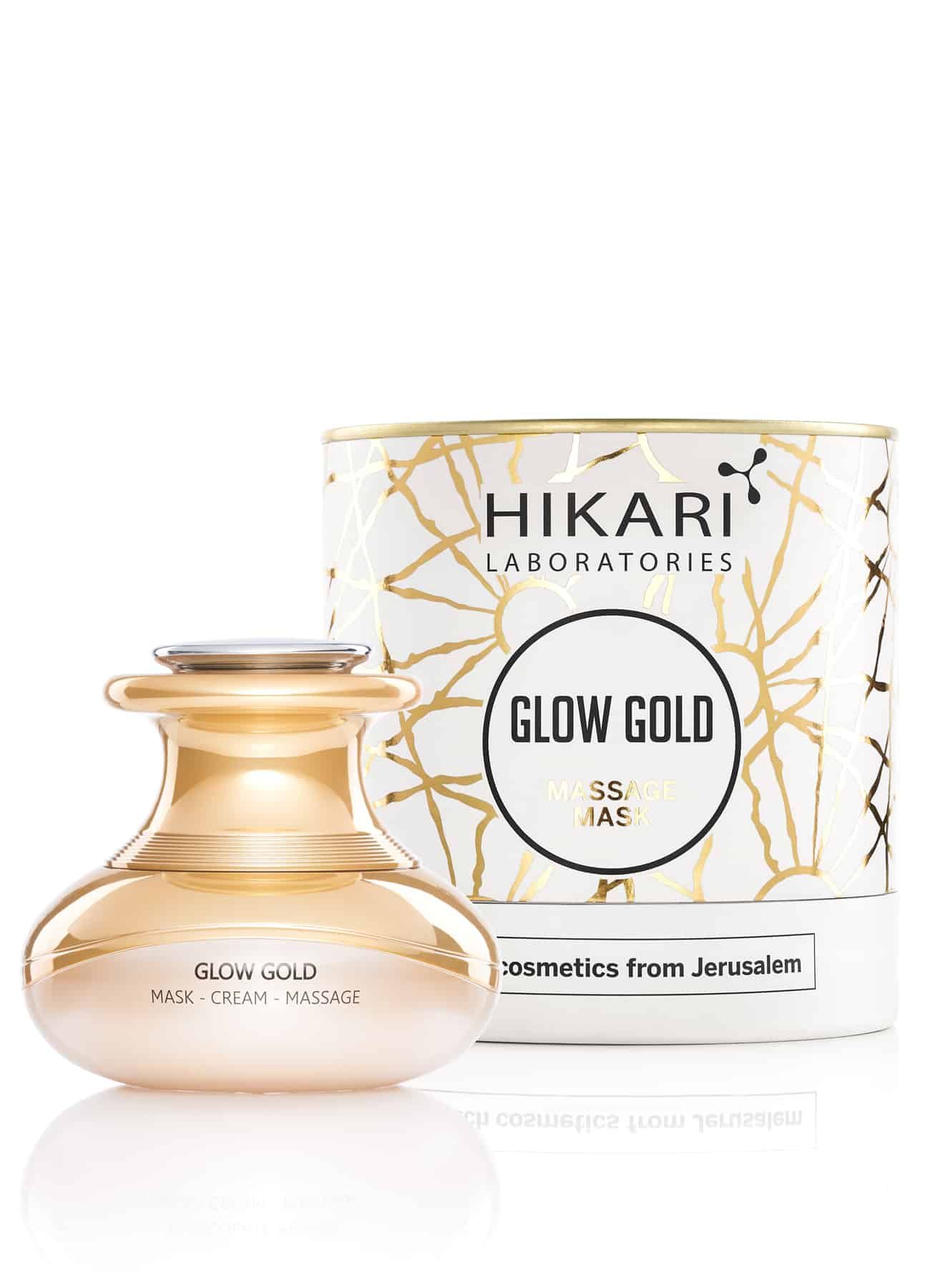 Hikari Laboratories GLOW GOLD Massage Mask, Крем-Маска Світить золотом + безкоштовна доставка!