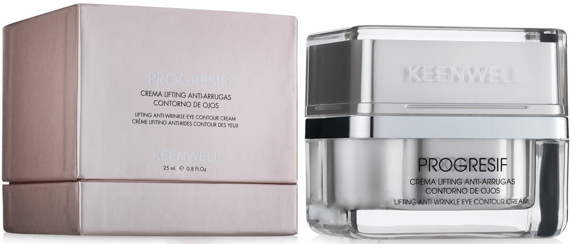 Keenwell Progresif Lifting Anti-Wrinkle Eye Contour Cream Ліфтинг-крем від зморшок навколо очей, 25 мл
