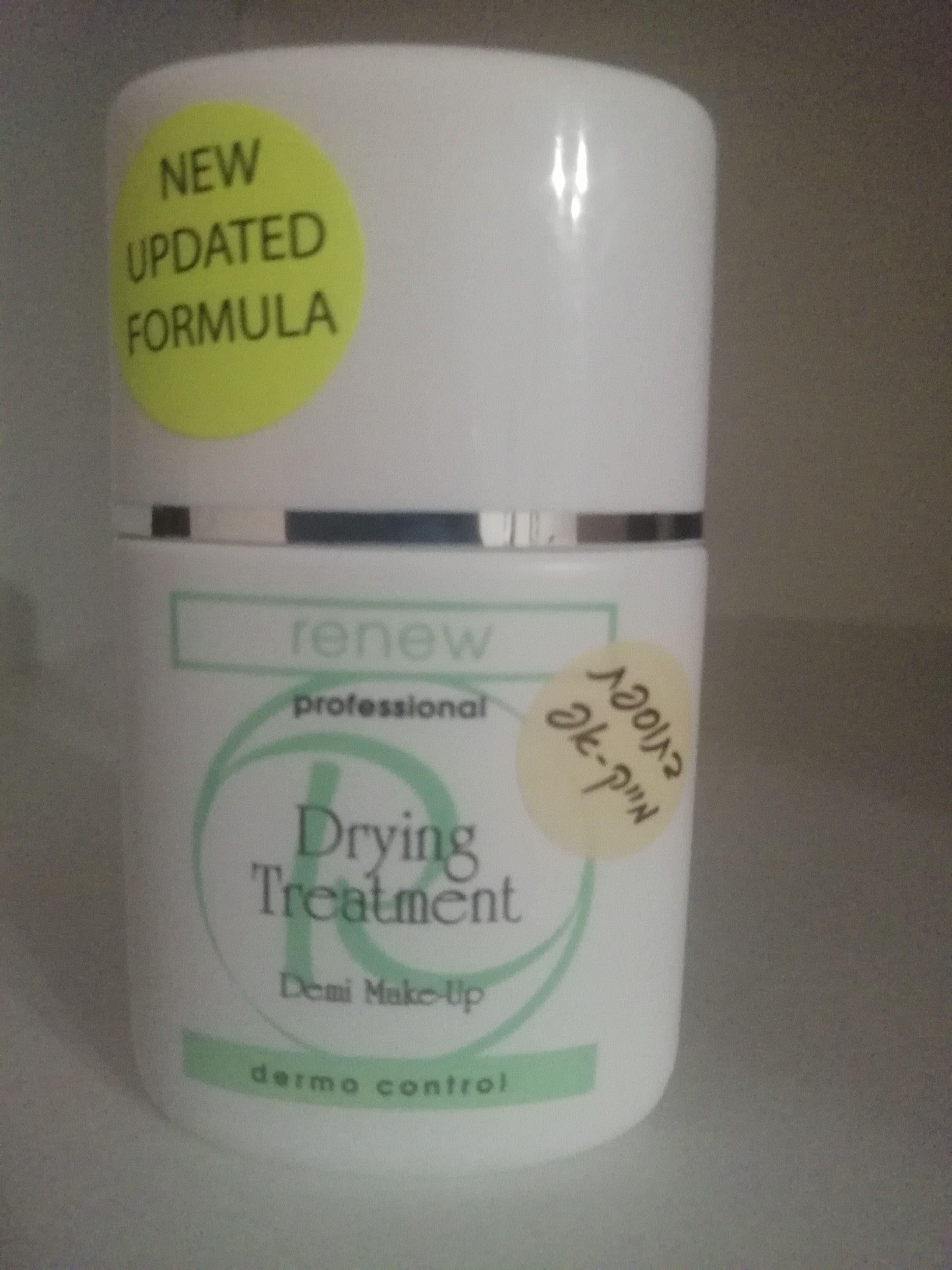 RENEW Dermo Control Drying Treatment with Make-Up, Підсушуючий засіб для жирної шкіри з тональним ефектом