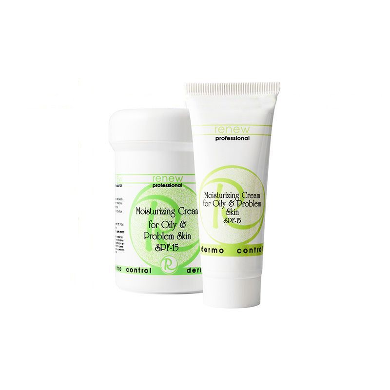 RENEW Dermo Control Renew Moisturizing Cream for Oil and Problem Skin SPF15, Зволожуюччий крем для жирної та проблемної  шкіри SPF 15 + пробнік в подарунок!