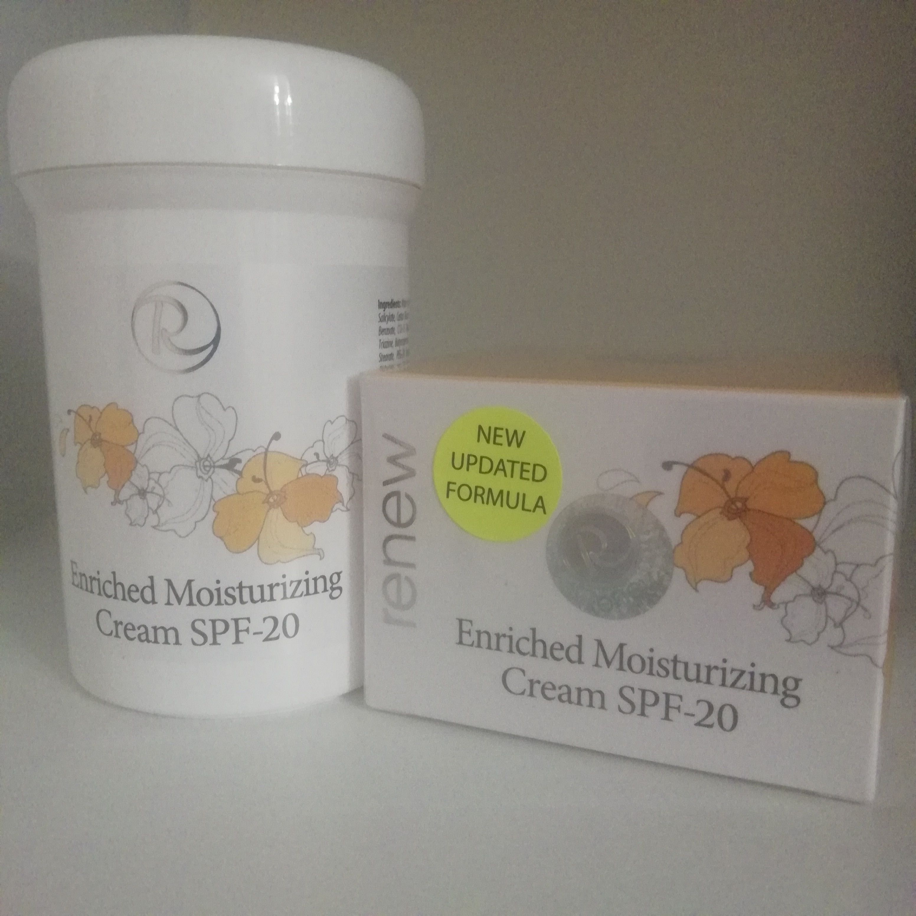 Renew Enriched Moisturizing Cream SPF-20 Збагачений зволожуючий крем SPF-20 +безкоштовна доставка+ пробнік у подарунок!