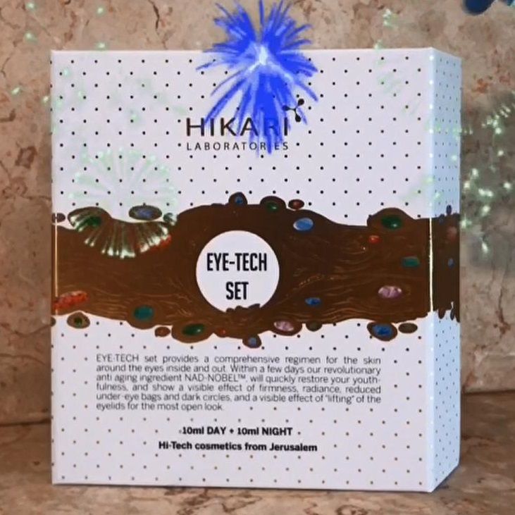 Hikari Eye - Tech set (Набір з двох кремів для області навколо очей - денний 10мл та нічний 10мл) + безкоштовна доставка!