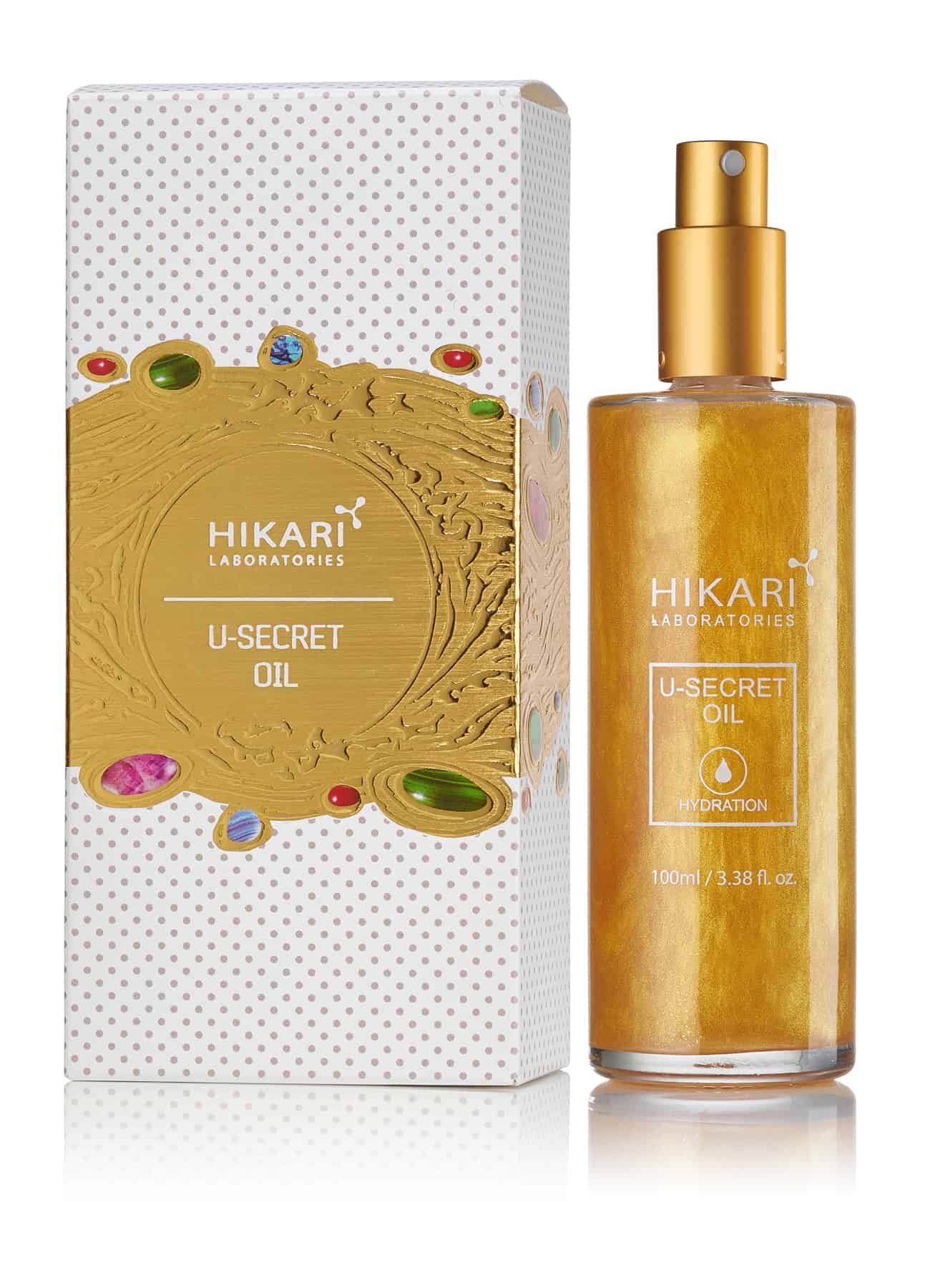 Hikari U-SECRET OIL Вишукана зволожуюча суха олія з натуральним складом + безкоштовна доставка!