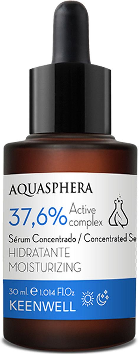 Зволожуюча сироватка-концентрат 37,6% Keenwell Aquasphera Active Complex Moisturizing Concentrated Serum 37,6%, 30 ml