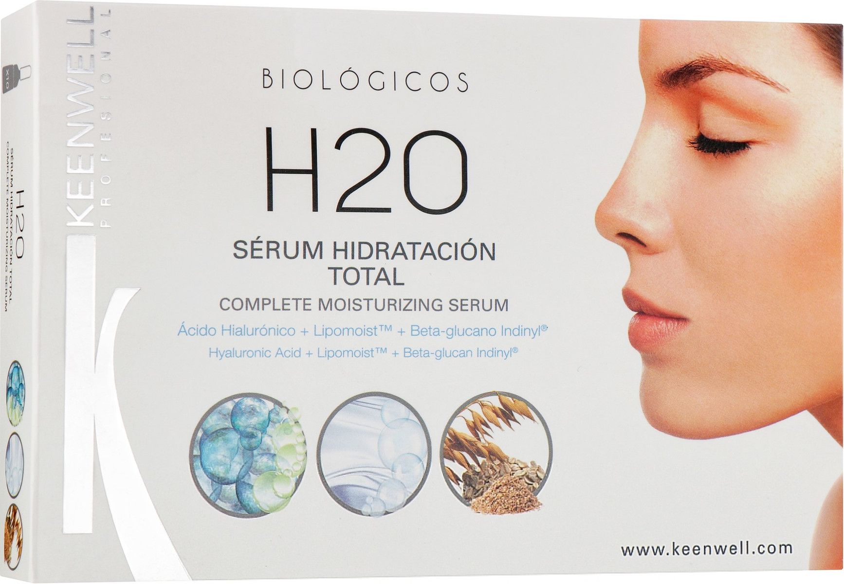 Зволожуюча сироватка Тотал Keenwell Biologicos Moisturizing Serum, 10*3ml