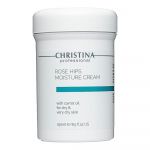 Christina Rose Hips Moisture Cream with Carrot Oil, Зволожуючий крем з олією шипшини та моркви для сухої шкіри, 250мл