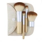 Набор кистей для макияжа ECOTOOLS, 4шт + чехол