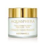 Keenwell Aquasphera Intense Moisturizing Triple Action Night Cream Нічний інтенсивно зволожуючий крем потрійної дії, 80 мл